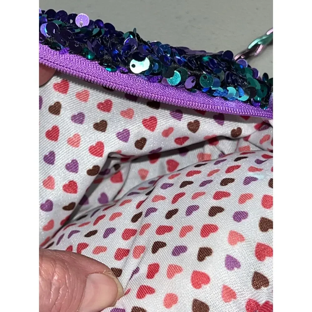TY Owl crossbody Purse Reversible Sequins